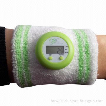 Multifunction wrist pedometer, count step, calorie counter, time display, walking distance